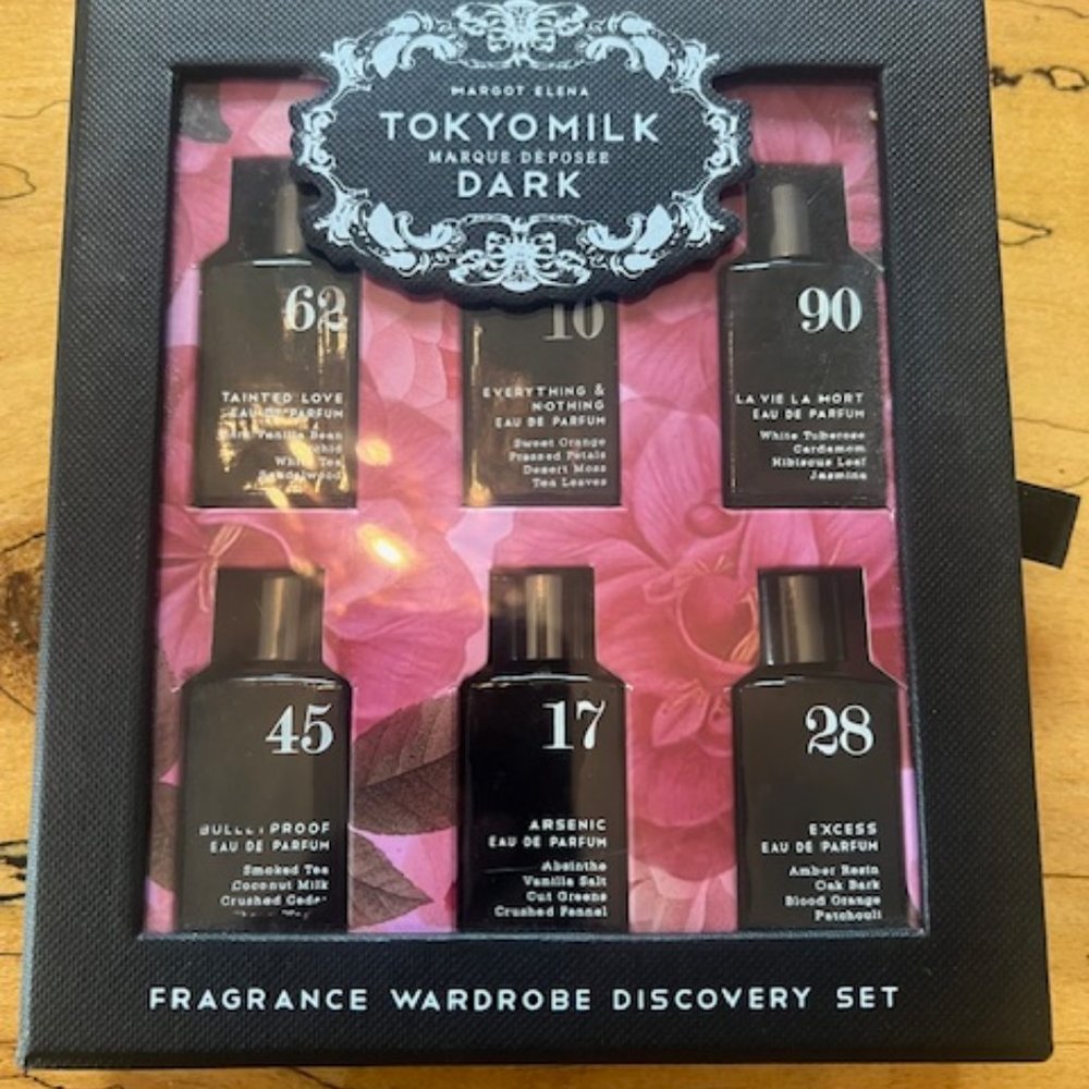 TokyoMilk Dark Femme Fatale Fragrance Wardrobe Discovery Set - Rare Disc.